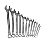 12-piece Brothers Mannesmann M19652 ring spanner set, compatible with DIN 3113 ink.